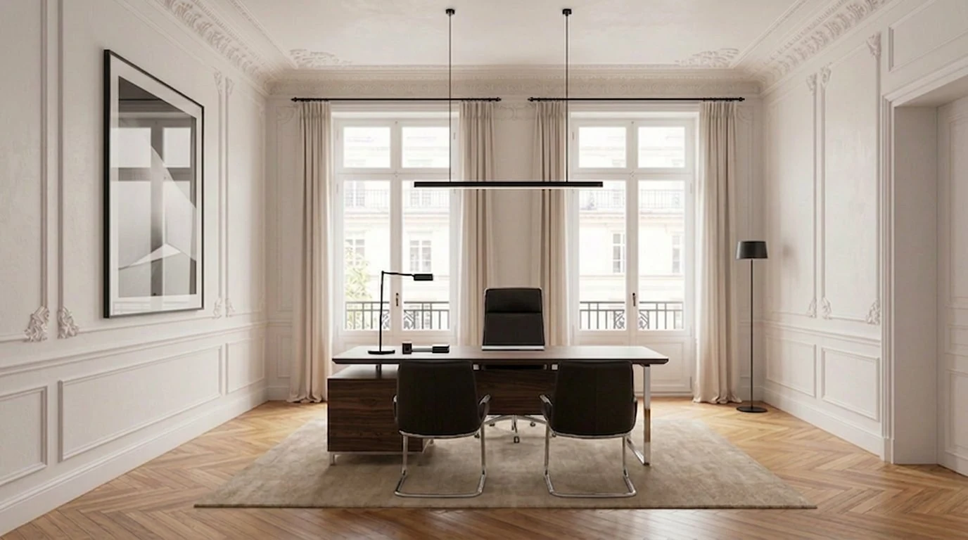 Bureau et espace de travail
